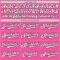 Custom Pink White Pinstripe Gold-Black Authentic Baseball Jersey