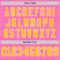 Custom Pink Gold-White Mesh Authentic Football Jersey