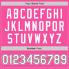 Custom Pink White-Black Authentic Baseball Jersey