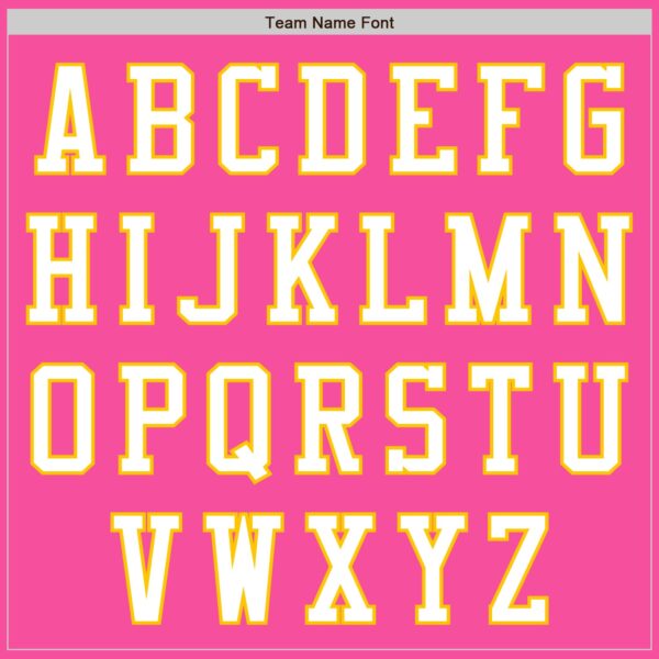 Custom Pink White-Yellow Authentic Baseball Jersey