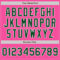 Custom Pink Green-White Authentic Baseball Jersey