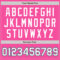 Custom Pink Black-Light Blue Authentic Baseball Jersey