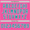 Custom Pink Teal-White Authentic Baseball Jersey