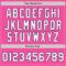 Custom Pink White-Navy Authentic Baseball Jersey