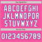 Custom Pink White-Royal Authentic Baseball Jersey