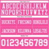 Custom Pink White Authentic Football Jersey
