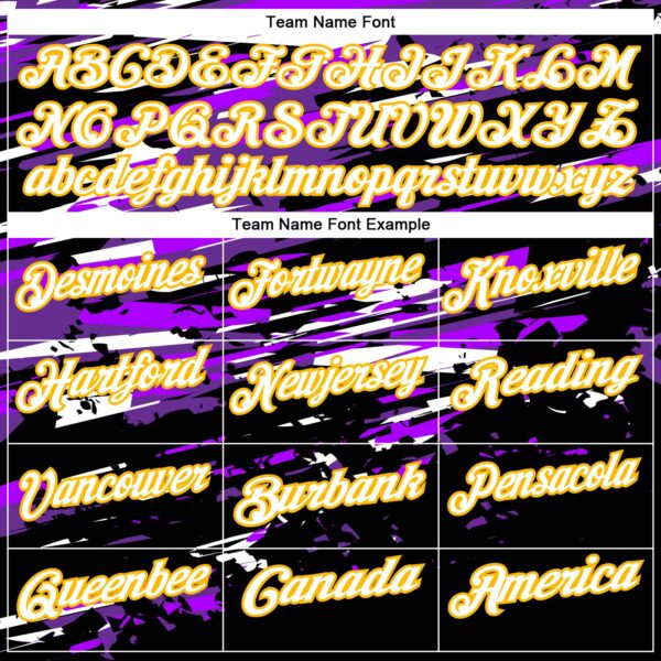 Custom Black White-Gold 3D Bowling Performance Polo Shirt