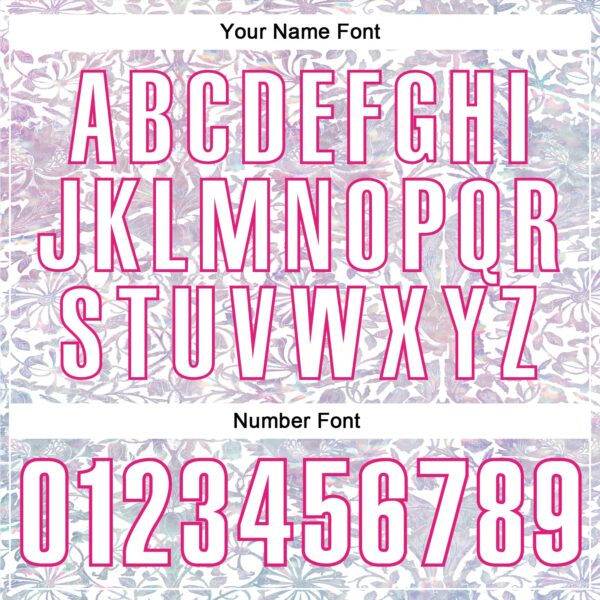 Custom White Hot Pink 3D Bowling Vintage Floral Performance Polo Shirt