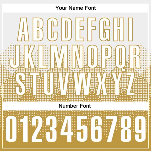 Custom White Old Gold 3D Pattern Design Gradient Square Shape Performance Polo Shirt