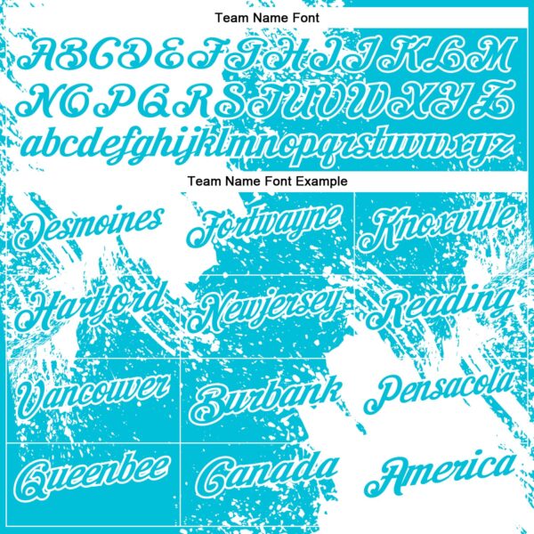 Custom White Lakes Blue 3D Pattern Design Abstract Brush Stroke Performance Polo Shirt