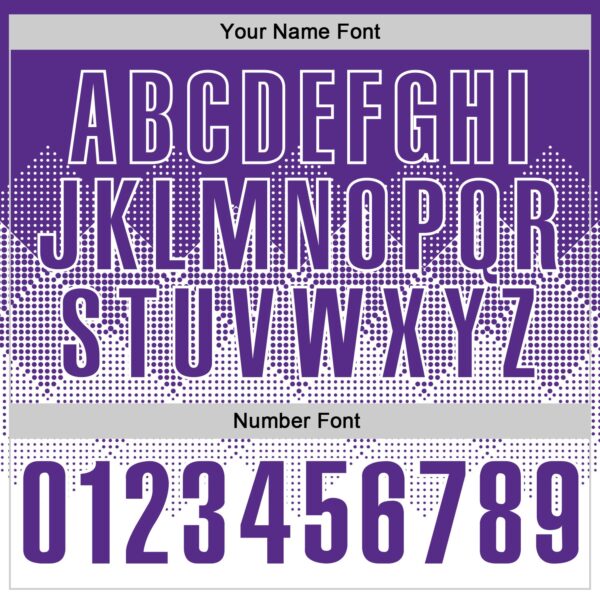 Custom Purple White 3D Gradient Square Shape Performance Polo Shirt