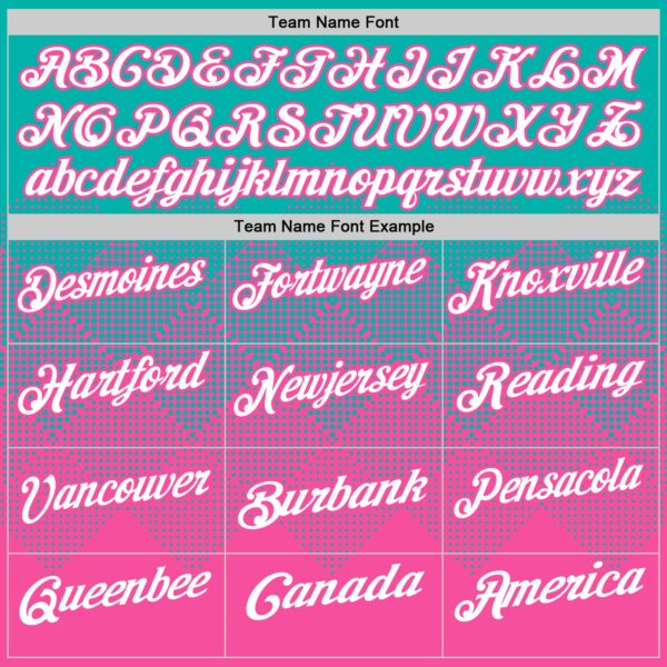 Custom Aqua White-Pink 3D Gradient Square Shape Performance Polo Shirt