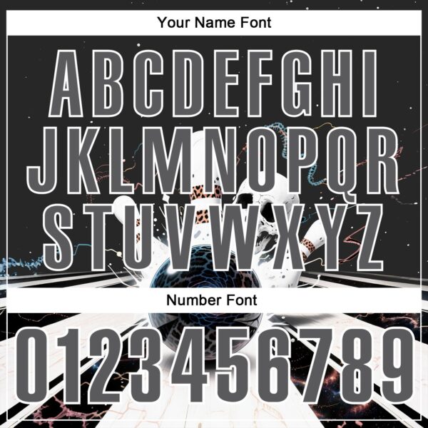 Custom Steel Gray White 3D Galaxy Leopard Print Skull Bowling Performance Polo Shirt