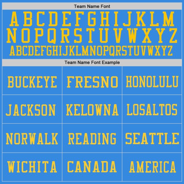 Custom Powder Blue Gold Mesh Authentic Throwback Football Jersey