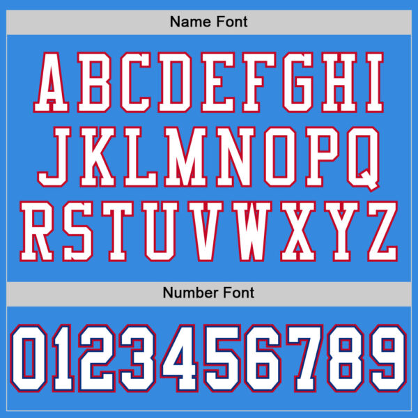 Custom Powder Blue White-Royal Mesh Authentic Throwback Football Jersey