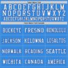Custom Powder Blue Royal-White Mesh Authentic Throwback Football Jersey