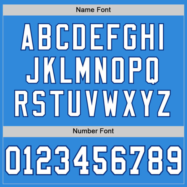 Custom Powder Blue White-Royal Mesh Authentic Football Jersey