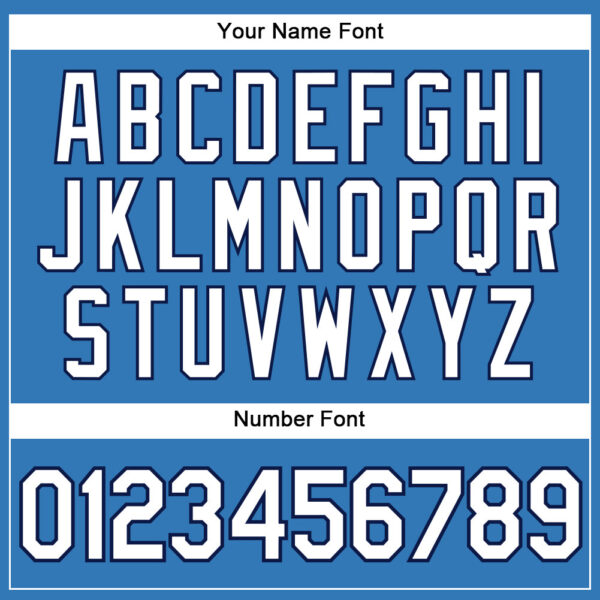 Custom Powder Blue White-Navy Authentic Sleeveless Baseball Jersey