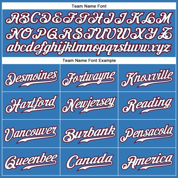 Custom Powder Blue White-Red Authentic Sleeveless Baseball Jersey