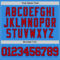 Custom Powder Blue Red-Royal Authentic Basketball Jersey