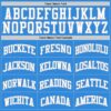 Custom Powder Blue White-Gray Authentic Basketball Jersey