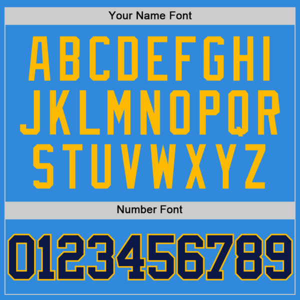 Custom Powder Blue Navy-Gold Authentic Basketball Jersey