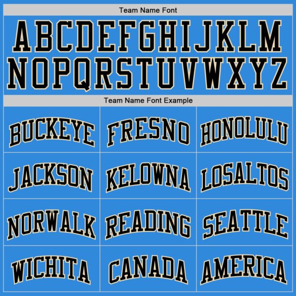 Custom Powder Blue Black-Cream Authentic Basketball Jersey