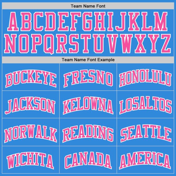 Custom Powder Blue Pink-White Authentic Basketball Jersey