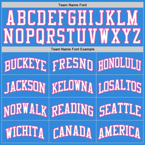 Custom Powder Blue White-Pink Authentic Basketball Jersey