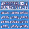 Custom Powder Blue White Royal-Red Authentic Basketball Jersey
