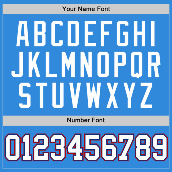 Custom Powder Blue White Royal-Red Authentic Basketball Jersey