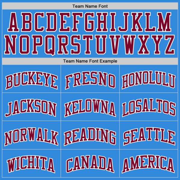 Custom Powder Blue Maroon-White Authentic Basketball Jersey