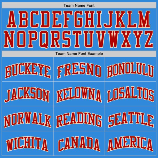 Custom Powder Blue Red-Cream Authentic Basketball Jersey