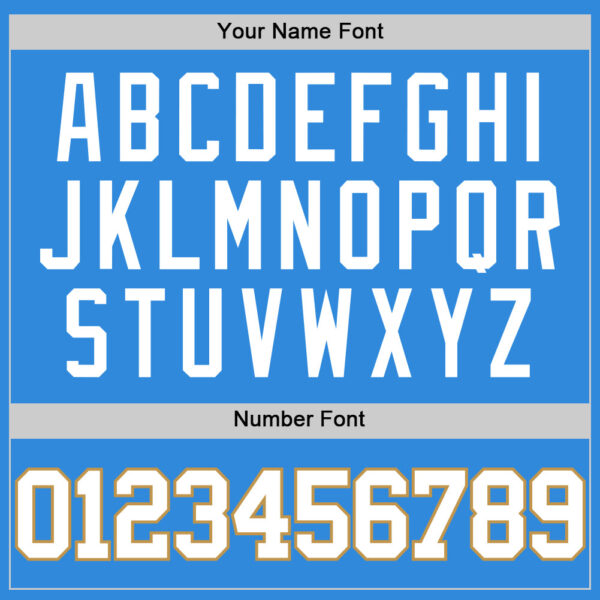 Custom Powder Blue White-Old Gold Authentic Basketball Jersey