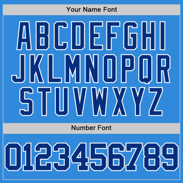 Custom Powder Blue Royal-White Authentic Basketball Jersey