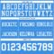 PowderBlue0337-3 Custom Powder Blue White Authentic Football Jersey