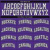 Custom Purple White-Black Authentic Throwback Basketball Jersey