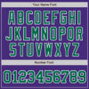 Custom Purple Kelly Green-White Authentic Baseball Jersey