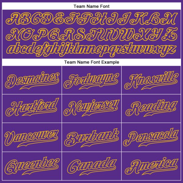 Custom Purple Purple-Gold Authentic Sleeveless Baseball Jersey