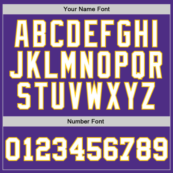 Custom Purple White-Gold Authentic Throwback Basketball Jersey