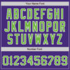 Custom Purple Neon Green-White Authentic Baseball Jersey