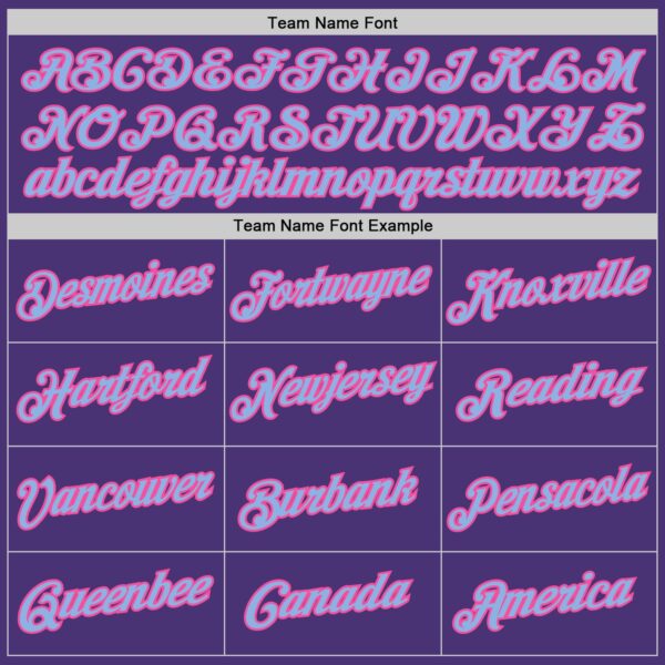 Custom Purple Light Blue-Pink Performance T-Shirt