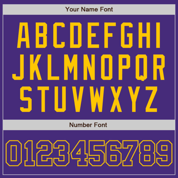 Custom Purple Purple-Gold Authentic Baseball Jersey