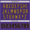 Custom Purple Black-Old Gold Authentic Baseball Jersey