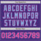 Custom Purple Pink-Light Blue Authentic Baseball Jersey