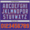Custom Purple Orange-Light Blue Authentic Baseball Jersey