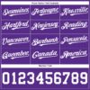 Custom Purple White Authentic Baseball Jersey