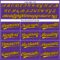 Custom Purple Black Pinstripe Gold Authentic Baseball Jersey
