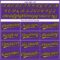 Custom Purple Black Pinstripe Old Gold Authentic Baseball Jersey