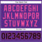 Custom Purple Black Pinstripe Pink Authentic Baseball Jersey